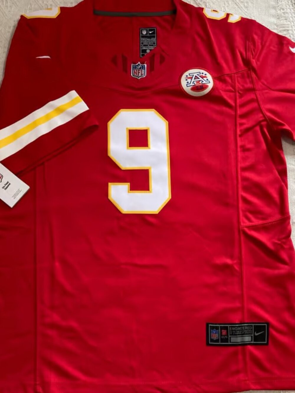 Kenneth Walker III Red Jersey Vapor 9 Stitched